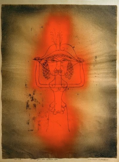 The Singer of the Comic Opera by Paul Klee